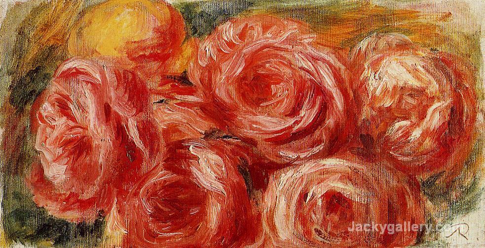 Red Roses by Pierre Auguste Renoir paintings reproduction